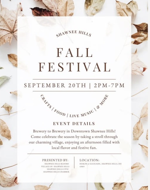 Join us at the Shawnee Hills Fall Festival!